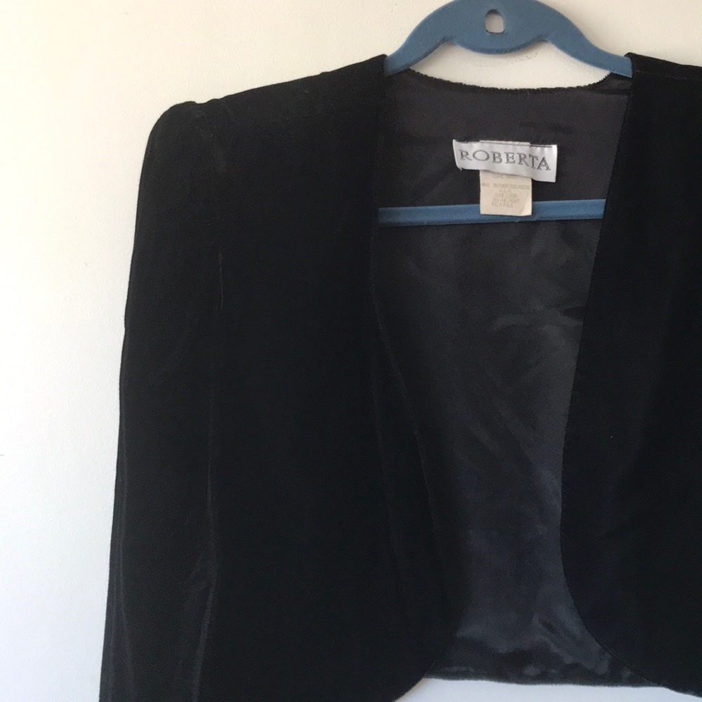 Black Vintage Gypsy Bolero